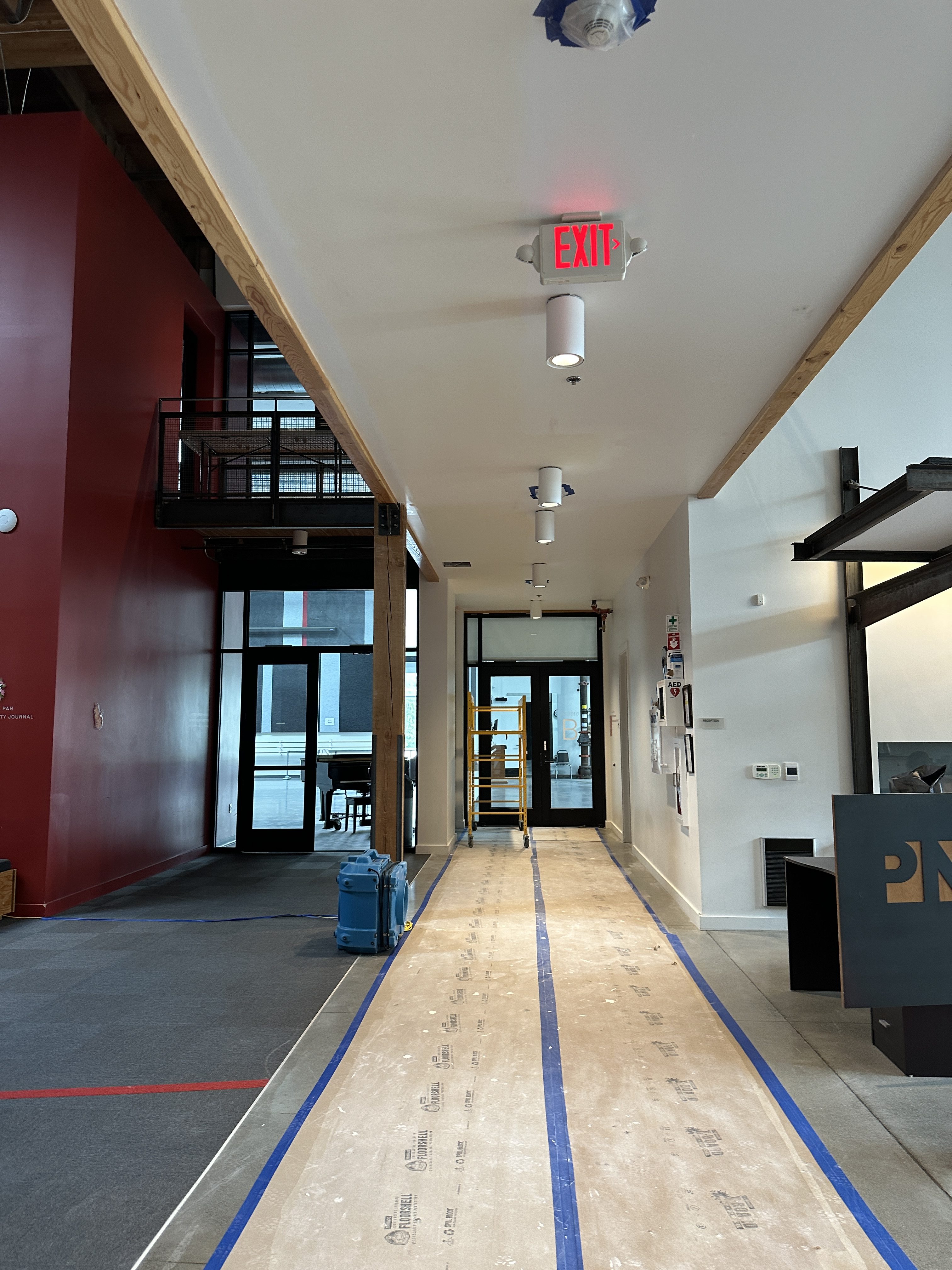 After — Finished drywall installation in Bellevue WA